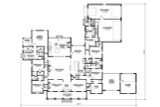 Southern House Plan - Pontchartrain 46166 - 1st Floor Plan