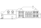 European House Plan - Vidalia 46206 - Rear Exterior