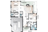 Farmhouse House Plan - Greenhills 2 46224 - 1st Floor Plan