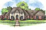 Southern House Plan - Fountainbleau 46279 - Front Exterior