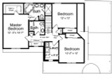 Secondary Image - Traditional House Plan - Aubrey 46310 - 2nd Floor Plan