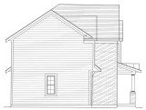 Traditional House Plan - Aubrey 46310 - Left Exterior