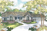 Classic House Plan - Burnham 46462 - Front Exterior