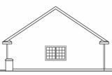 Classic House Plan - Burnham 46462 - Right Exterior