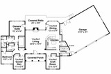 Classic House Plan - Burnham 46462 - 1st Floor Plan