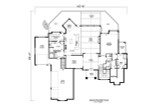 Classic House Plan - Champery 46476 - 1st Floor Plan