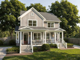 Farmhouse House Plan - 46507 - Front Exterior