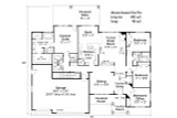 Ranch House Plan - Laceflower 46523 - Optional Floor Plan