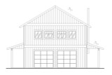 Traditional House Plan - 46539 - Rear Exterior