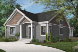 Craftsman House Plan - Salem 46582 - Front Exterior