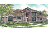Classic House Plan - Richfield 46624 - Exterior