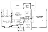 Classic House Plan - Richfield 46624 - 1st Floor Plan