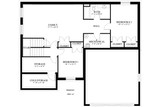 Craftsman House Plan - Crossley 46642 - Basement Floor Plan