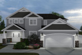 Craftsman House Plan - Crossley 46642 - Front Exterior