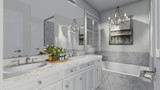 Craftsman House Plan - Crossley 46642 - Master Bathroom