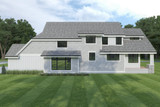 Traditional House Plan - 46646 - Rear Exterior