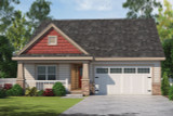 Craftsman House Plan - Honey Creek 46714 - Front Exterior