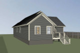 Country House Plan - 46877 - Right Exterior