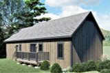 Cottage House Plan - 46923 - Rear Exterior