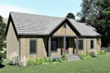 Cottage House Plan - 46923 - Left Exterior