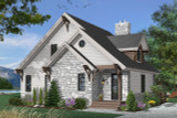 Cottage House Plan - Touchstone 46969 - Front Exterior