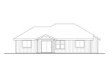 Secondary Image - Ranch House Plan - Townsend 47032 - Rear Exterior