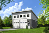 Modern House Plan - 47053 - Front Exterior