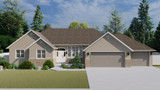 Traditional House Plan - Jamestown 47116 - Front Exterior