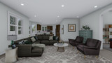 Traditional House Plan - Jamestown 47116 - Family Room