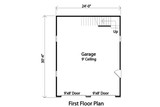 Cape Cod House Plan - 47139 - 1st Floor Plan