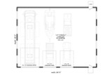 Contemporary House Plan - Spring Hill 47180 - 1st Floor Plan