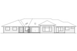Secondary Image - Prairie House Plan - Laurelhurst 47347 - Rear Exterior