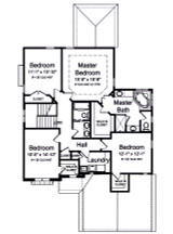 Secondary Image - Traditional House Plan - Bucyrus 47359 - 2nd Floor Plan