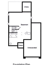Traditional House Plan - Bucyrus 47359 - Basement Floor Plan