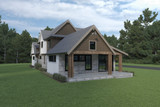 Farmhouse House Plan - 47471 - Left Exterior