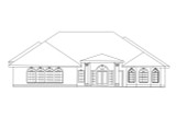 Secondary Image - Contemporary House Plan - 47531 - Rear Exterior