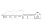 Contemporary House Plan - 47531 - Left Exterior
