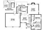 Southwest House Plan - Siena 47567 - 1st Floor Plan