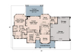 Craftsman House Plan - Tillamook 47690 - 1st Floor Plan
