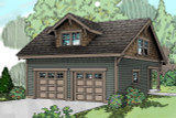 Craftsman House Plan - 48050 - Front Exterior