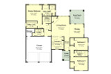 Ranch House Plan - 48093 - 1st Floor Plan