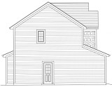 Traditional House Plan - Lynbrooke 48459 - Left Exterior