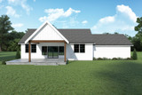 Secondary Image - Farmhouse House Plan - 48489 - Rear Exterior