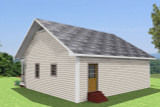 Secondary Image - Cottage House Plan - 48546 - Rear Exterior