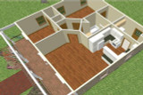 Cottage House Plan - 48546 - 1st Floor Plan