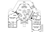 Craftsman House Plan - Illahe 48578 - 1st Floor Plan