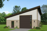 Modern House Plan - Shoreline 48687 - Front Exterior