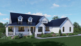 Farmhouse House Plan - Carefree Farmhouse 48721 - Front Exterior