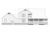 Farmhouse House Plan - 48721 - Rear Exterior