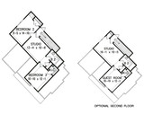 Secondary Image - Craftsman House Plan - Lakeview Cottage Hip 48850 - 2nd Floor Plan